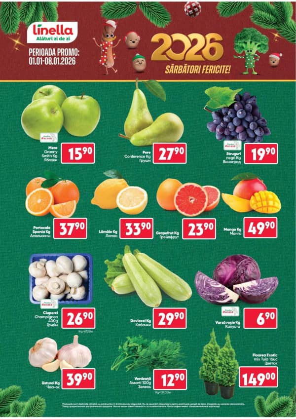 Cataloage Linella: Oferta săptămânii Nr.1 - 02-01-2026 - 07-01-2026.