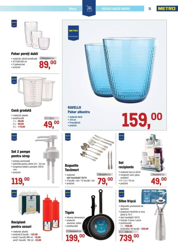 Cataloage METRO: Produse marcă proprie (NR. 17) - 04-09-2025 - 17-09-2025.