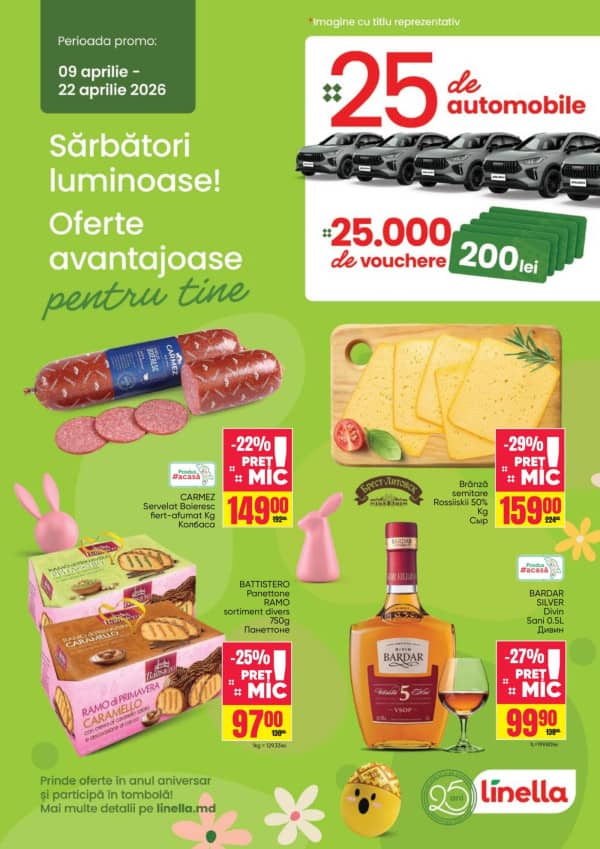 Cataloage Linella: Reduceri Pascale - 09-04-2026 - 22-04-2026.