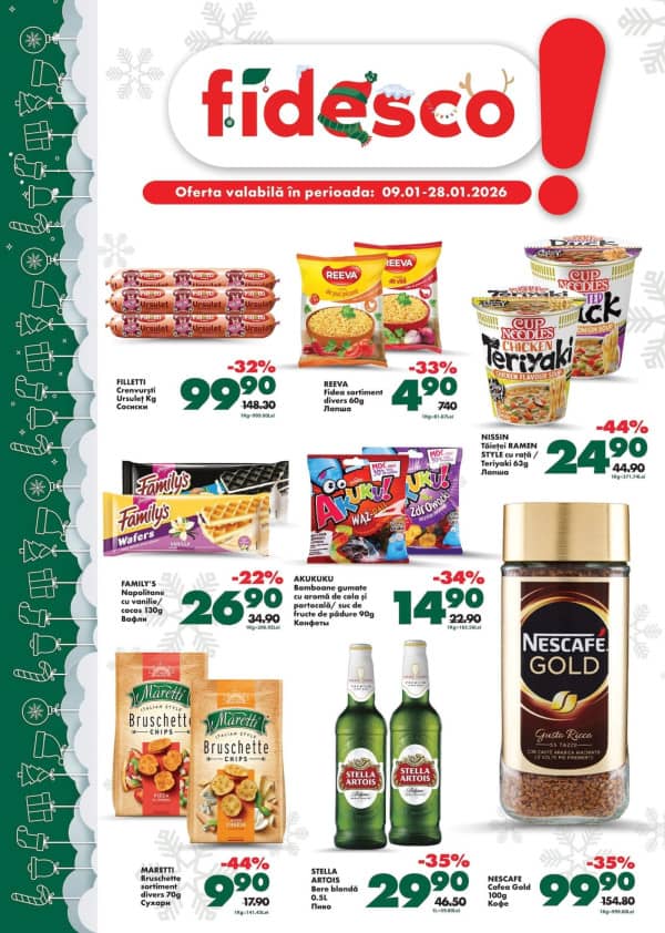 Каталоги Fidesco: Зимние скидки - 09-01-2026 - 28-01-2026.