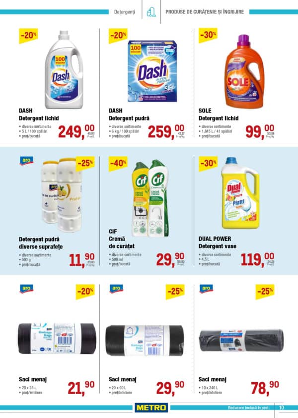 Cataloage METRO: Catalog Special Curățenie (NR. 20) - 02-10-2025 - 29-10-2025.