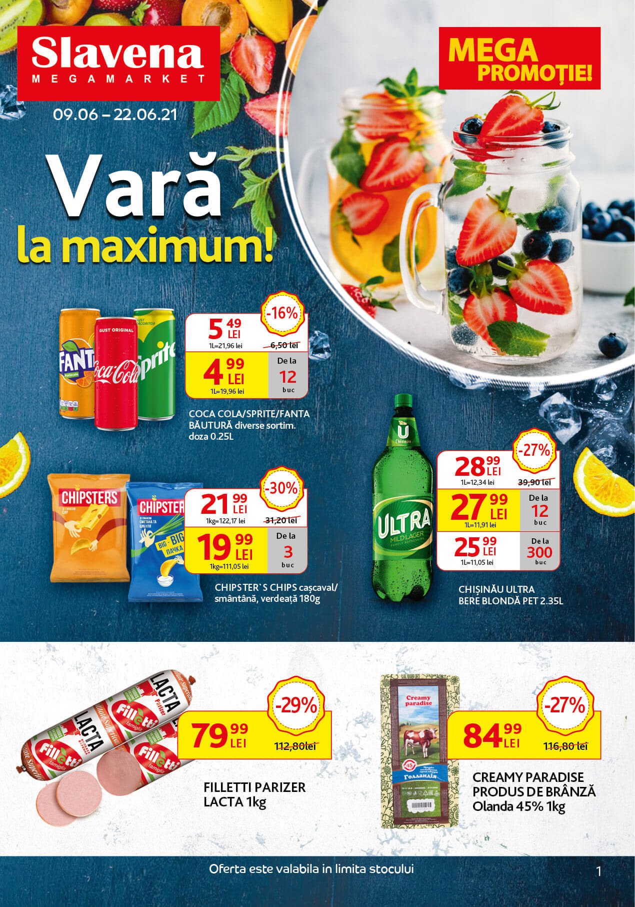 Catalog Slavena Vară la maximum! reduceri Moldova