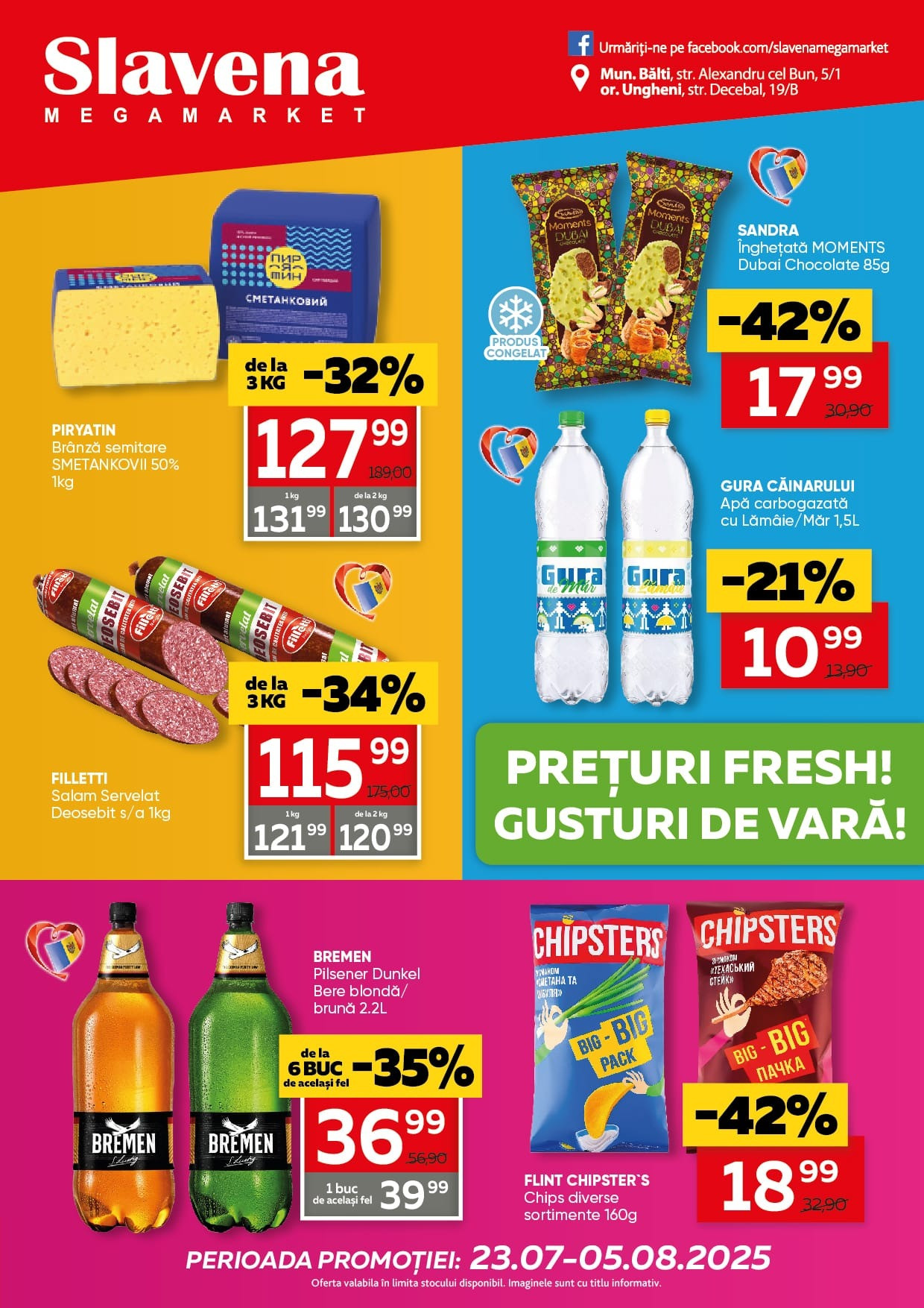 Catalog Slavena Reduceri caniculare reduceri Moldova