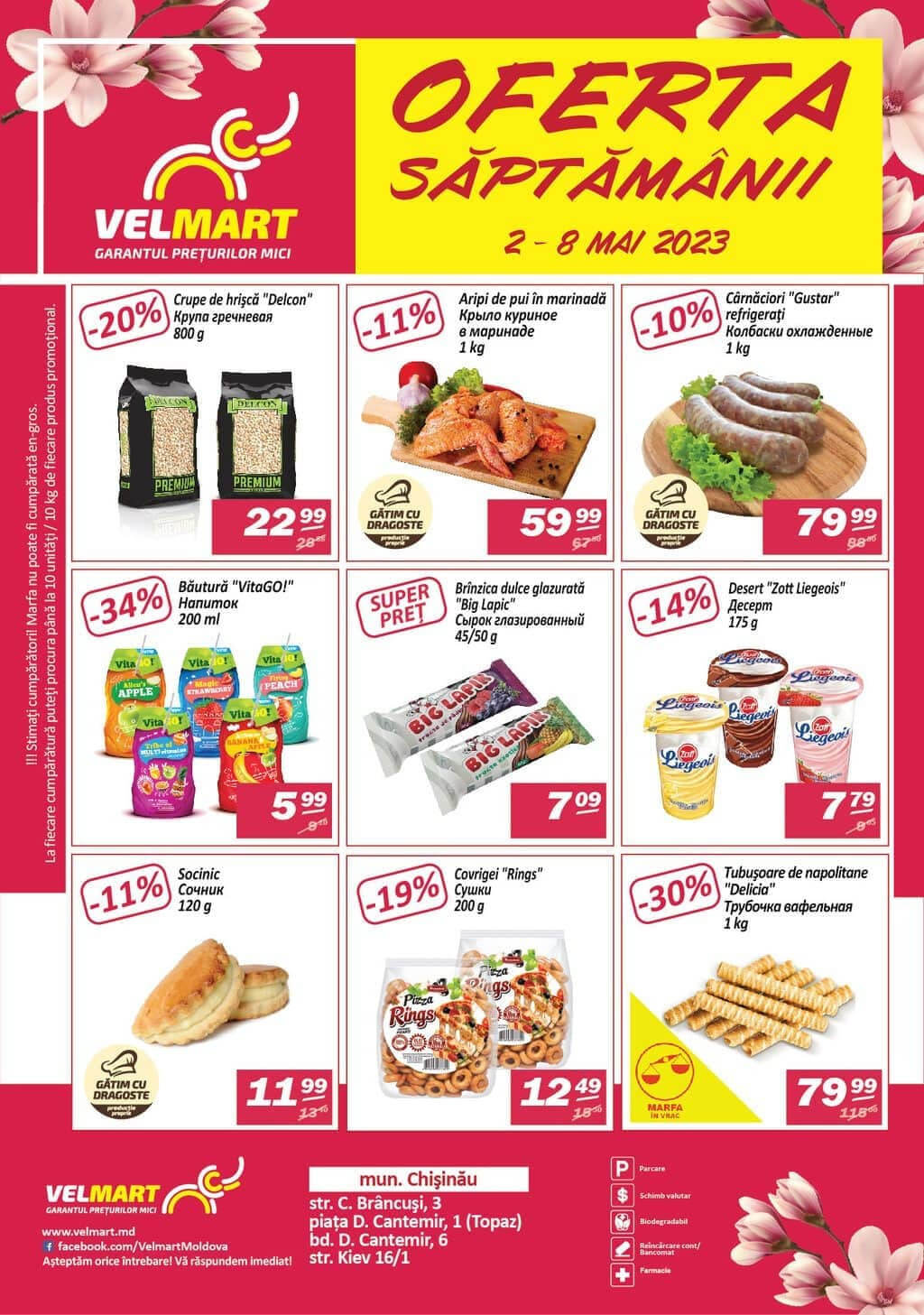 Catalog Oferta săptămânii Velmart (Nr. 18) reduceri Moldova