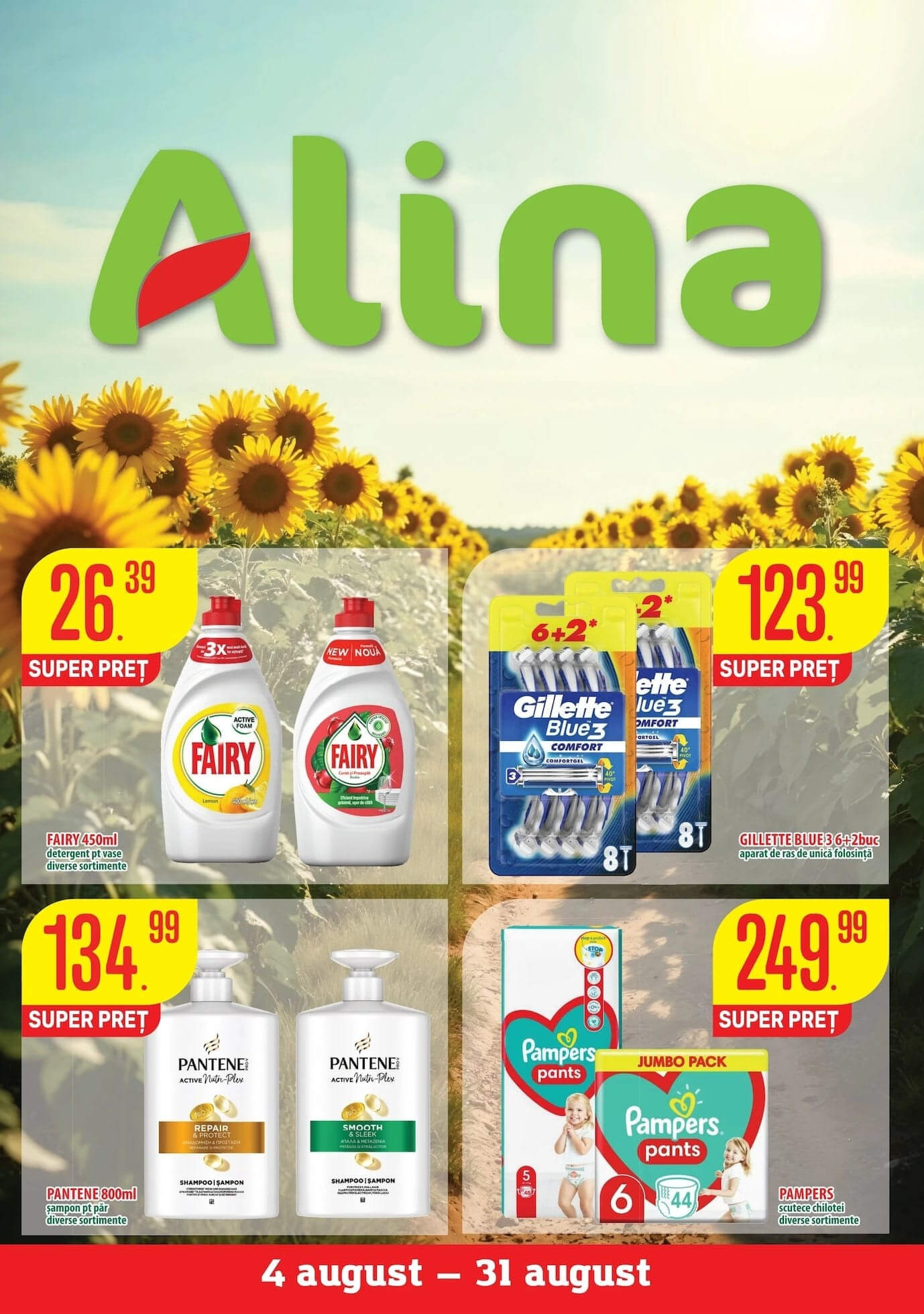 Catalog Alina Cosmetics Oferta lunii august reduceri Moldova