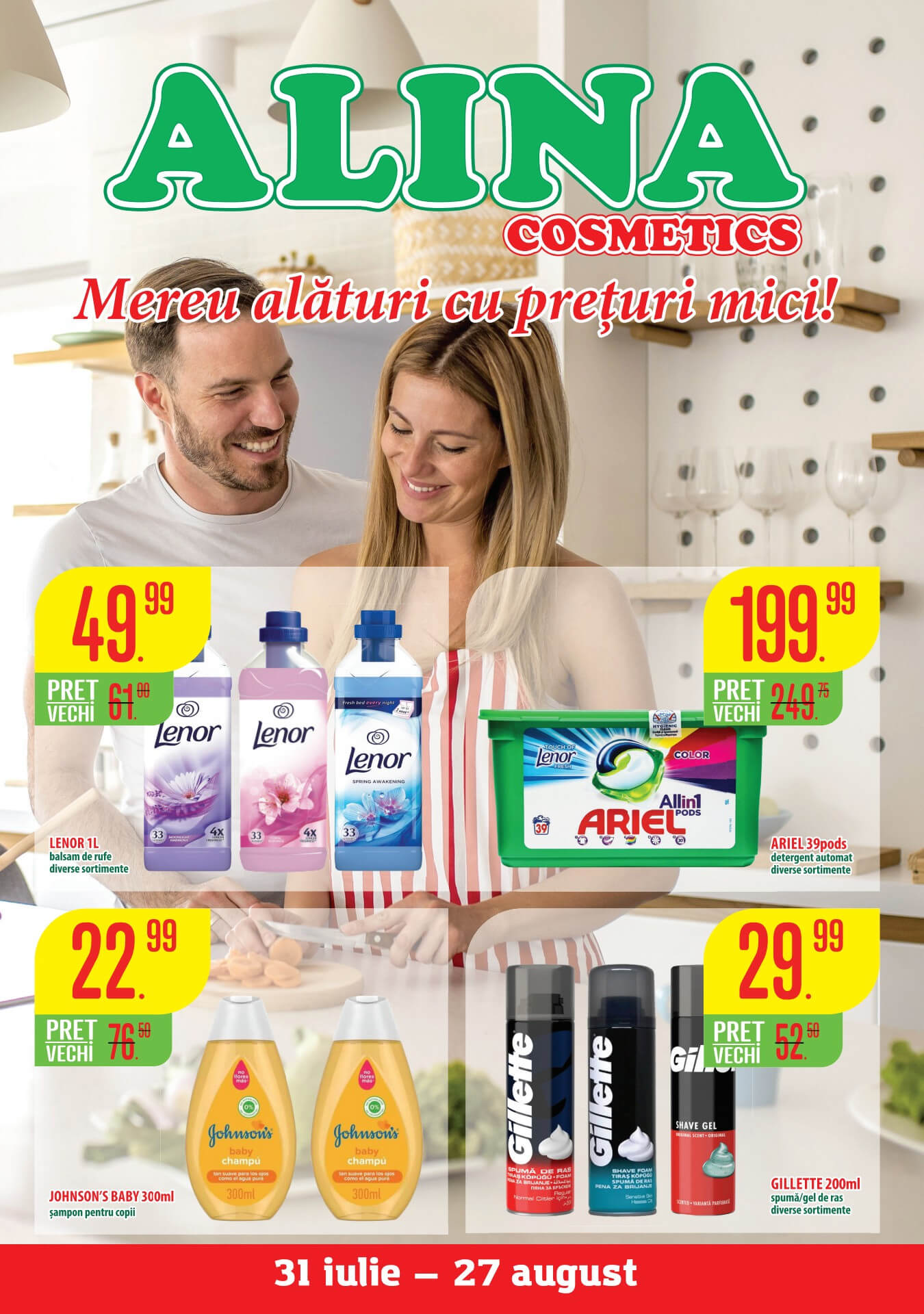 Catalog Alina Cosmetics Oferta lunii august reduceri Moldova
