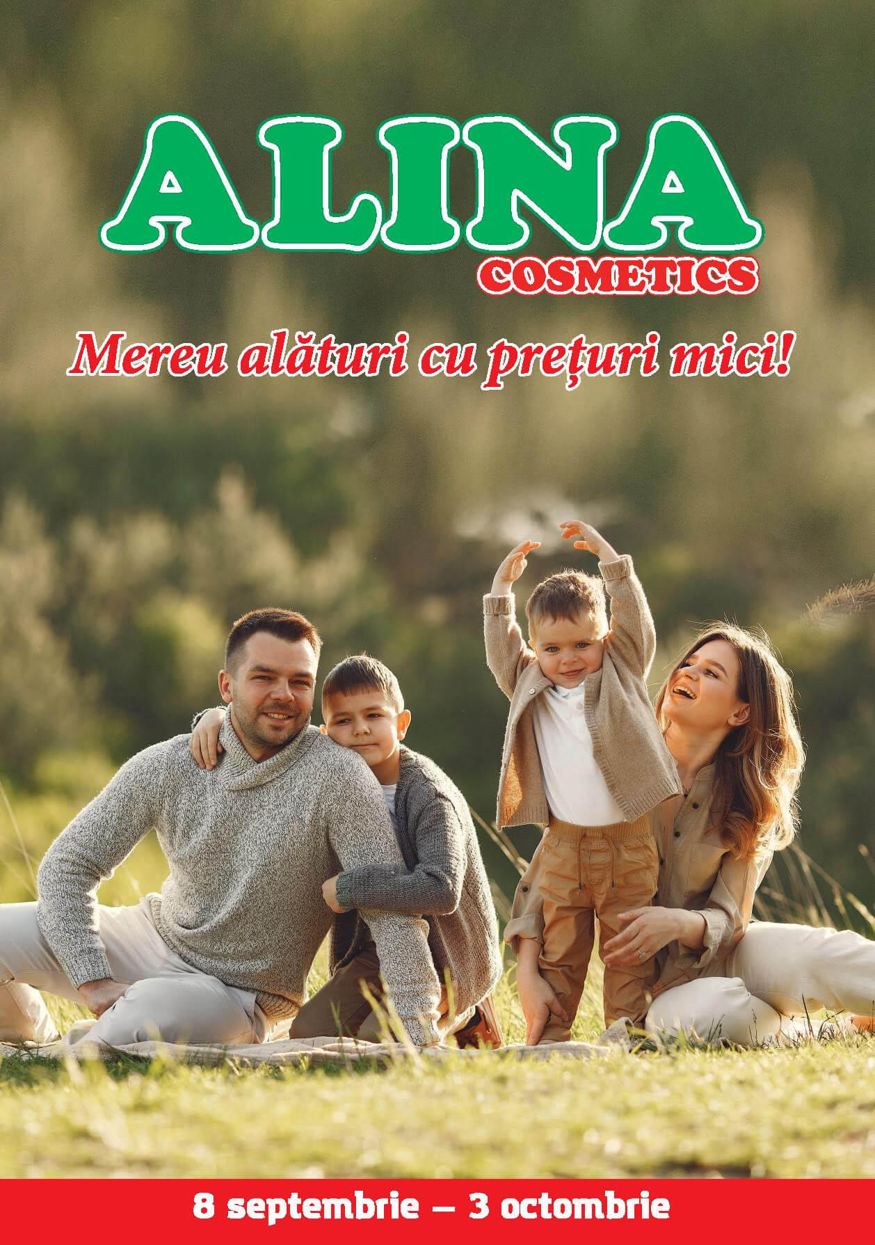 Каталоги, брошюры и листовки магазина Alina Cosmetics Кишинева, Молдова