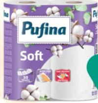 Pufina Prosop hartie 2-str 2 buc Soft