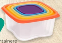 Set containere alimentare 5 buc