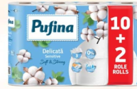 Pufina Hartie igienica 3-str 12 buc