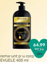 Revuele Crema-unt p-u corp 400 ml