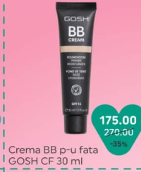 Crema BB p-u fata GOSH CF 30 ml