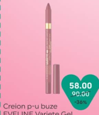Creion p-u buze EVELINE Variete Gel