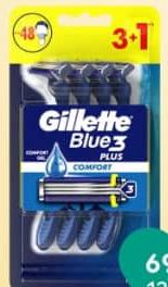 Gillette Ap de ras Blue III 3+1 buc