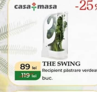 casa+masa THE SWING Recipient păstrare verdeață buc.