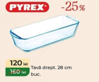 Pyrex Tavă drept. 28 cm
