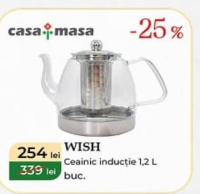 casa masa Wish Чайник индукционный 1,2 л