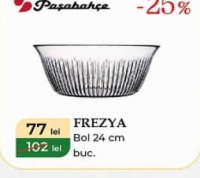 Pasabahce Frezya Bol 24 cm buc.