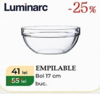 Luminarc Empilable Bol 17 cm buc.