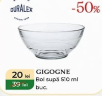 Duralex Gigogne Bol supă 510 ml buc.