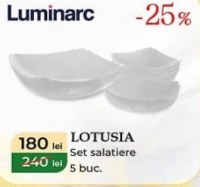 Luminarc Lotusia Set salatiere 5 buc.
