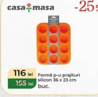 casa masa Форма для выпечки силиконовая 36 х 23 см шт.