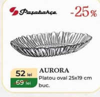 Pasabahce Aurora Овальное блюдо 25x19 см шт.