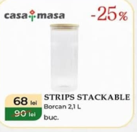 casa+masa STRIPS STACKABLE Банка 2,1 л шт.
