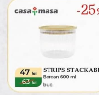 casa+masa STRIPS STACKABLE Банка 600 мл шт.