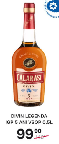 Калараш Дивин Легенда IGP 5 лет VSOP 0,5л