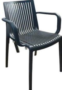 Nanu Market Fotoliu din ratan antracit