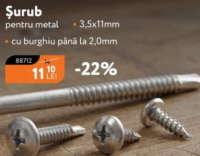 Nanu Market Саморез по металлу со сверлом 3.5x11мм