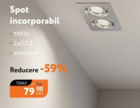 Nanu Market Встраиваемый спот MR16 2xG5.3 алюминий