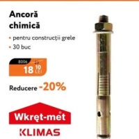 Wkret-met KLIMAS Анкер химический 30 шт