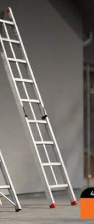 BAU WELT Складная алюминиевая лестница SLIM 1 секция 9 ступеней