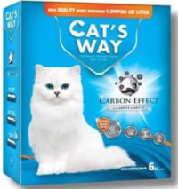 Cat's Way Бентонитовый наполнитель Уголь Лаванда 6л