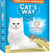 Cat's Way Бентонитовый наполнитель Марсельское Мыло Детская Присыпка 6л