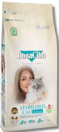 BonaCibo Стерилизованный уринари с лососем 1кг