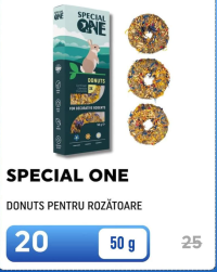 Special One Donuts для грызунов 50г