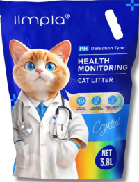 Limpia Силикагелевый наполнитель с PH индикатором 1.5кг