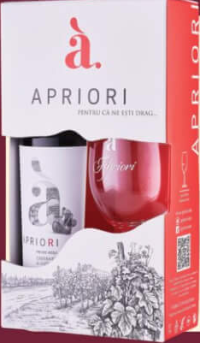 Apriori Набор Каберне Совиньон + 1 бокал 0.75л
