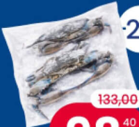 Ocean Fish crab albastru congelat, ambalat kg