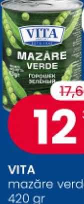 VITA зеленый горошек (б/м) 420 г