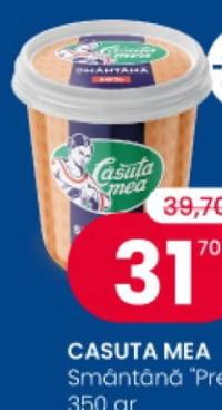 CASUTA MEA Smântână "Premium" 20% 350 gr