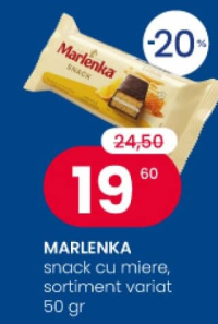 MARLENKA медовый снек, в ассортименте 50 г