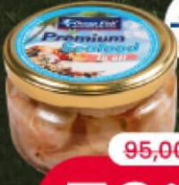Ocean Fish creveți delicioși cu usturoi în ulei b/s 210 gr