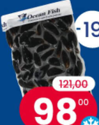 Ocean Fish scoici pasteurizate cal. 50/80, congelate 1 kg