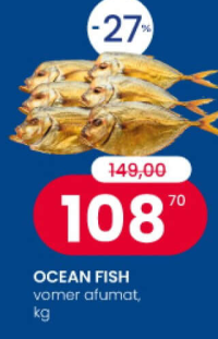 Ocean Fish vomer afumat, kg