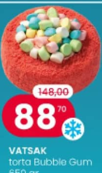 Vatsak торт Бабл-Гам 650 г