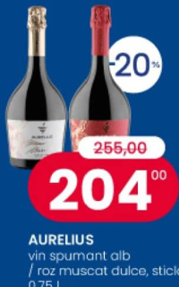 AURELIUS игристое вино белое / розовое мускат сладкое 0.75л